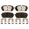 Raybestos EHT1296H Disc Brake Pad Set Raybestos Element3 Hybrid Brake Pad Set