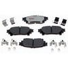 Raybestos EHT1391H Disc Brake Pad Set Raybestos Element3 Hybrid Brake Pad Set
