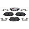 Raybestos EHT1454H Disc Brake Pad Set Raybestos Element3 Hybrid Brake Pad Set