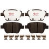 Raybestos EHT1456H Disc Brake Pad Set Raybestos Element3 Hybrid Brake Pad Set