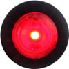 MCL08RHAHB by OPTRONICS - Red Diode 1-LED 3/4" Low Profile Marker/Clearance Light with A12GSB Grommet