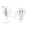 Kit Masters 010020091X Engine Cooling Fan Clutch Pulley Bracket Kysor-Style Hub - Remanufactured