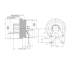 Kit Masters 010020263X Engine Cooling Fan Clutch Pulley Bracket Remanufactured Kysor-Style Engine Cooling Fan Clutch Pulley