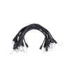 CS15-1003 by WORLD AMERICAN - Tarp Strap - 50 Pieces, 41", Natural Rubber, with Crimped Hooks