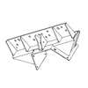 Hendrickson 60686-041 Suspension Spring Saddle Suspension Spring Saddle - HN462 Saddle Assembly