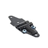 Fleet Engineers 025E10004 Door Hinge End Hinge for 2 Rollers, Black E-Coat Steel, (Hinge only)