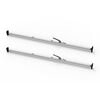 Save-A-Load 080-01000-2 Cargo Bar SL-30 Cargo Bar - 84"-114" Articulating Feet, Mill Aluminum, Pack of 2