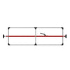 080-01214 by SAVE-A-LOAD - SL-30 Series Bar, Fixed Feet, Attached 3 Crossmember Hoop-Pink powder coat