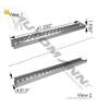 Automann M59693 Fuel Tank Strap Step Fuel Tank Strap Step - 41.0" x 5.0", '96-'12 T370/400/470/600/800, W900
