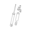 85543490 by ACDELCO - Suspension Shock Absorber - Rear