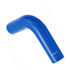 Flexfab 7884-250 Coolant Hose 6.5 in. Blue 90 Degree 3-Ply Silicone Elbow, 2.5" ID x 2.82" OD, 3.75" Bend Radius, 150 PSI