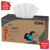 Kimberly-Clark 03046 Towel WypAll Towels - PowerClean L40 Extra Absorbent, White, 10" x 10.8"