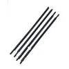 KT2043 by FAIRCHILD - 4-PC Front and Rear Outer Belt Weatherstrip Kit for 2007-13 Toyota Corolla, Black