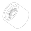 Kit Masters TP-018 Accessory Drive Belt Tensioner Pulley OEM Replacement Pulley