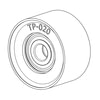 Kit Masters TP-020 Accessory Drive Belt Tensioner Pulley OEM Replacement Pulley