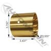 A846 by AUTOMANN - Trunnion Bushing, Rubber, Heavy Duty 3-1/2" Shaft, For Mack SS38-44 Series