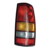 Grote 85652-5 Brake / Tail Light Combination Lens Brake / Tail Light Combination Lens - Rectangular, Red, Amber and Clear,
