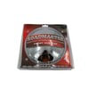 0203CD by ROADMASTER - Front  Chrome Hub Cap, 4 notch cutout, for Steel Wheels