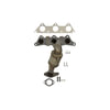 CATCO 1102 Catalytic Converter with Integrated Exhaust Manifold Federal / EPA Catalytic Converter - Direct Fit w/ Integrated