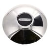A22-77670-000 by FREIGHTLINER - Wheel Cover (Hubcap) - Front, with Freightliner Logo, 4-Spoke, Silver/Chrome Finish, Black Background