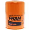 FRAM P1653A Hydraulic Filter Hydraulic Filter - 5.42" Height, 2.81" OD, Threaded Inlet, Base Gasket, Orange Housing