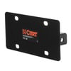 CURT Manufacturing 31002 License Plate Bracket Hitch-Mounted License Plate Holder (Fits 2in. Receiver)