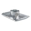 CURT Manufacturing 28272 Trailer Jack Foot Pin-On Jack Foot (Fits 2in. Tube; 2;000 lbs; 1-11/16in. Height)
