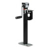CURT Manufacturing 28306 Trailer Jack Bracket-Mount Swivel Jack with Side Handle (2;000 lbs; 15in. Travel)