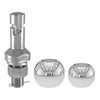 CURT Manufacturing 42280 Trailer Hitch Ball Switch Ball Trailer Ball Set (2in./2-5/16in. Balls; 1in. x 2-1/4in. Shank)