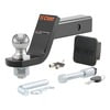 CURT Manufacturing 45554 Trailer Hitch Ball Mount Towing Starter Kit with 2in. Ball (2in. Shank; 7;500 lbs; 4in. Drop)