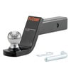 CURT Manufacturing 45154 Trailer Hitch Ball Mount Fusion Ball Mount with 2in. Ball (2in. Shank; 7;500 lbs.; 4in. Drop)