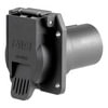 CURT Manufacturing 55415 Trailer Connector Kit Replacement OE 7-Way RV Blade Socket (Plugs into USCAR)