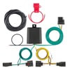 CURT Manufacturing 56331 Trailer Connector Kit Custom Wiring; 4-Way Flat; Select Chrysler Town and Country; Dodge Grand