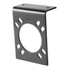 CURT Manufacturing 57205 Trailer Wire Connector Mounting Bracket Connector Mounting Brackets for 7-Way RV Blade (Black;