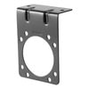 CURT Manufacturing 58290 Trailer Wire Connector Mounting Bracket Connector Mounting Bracket for 7-Way RV Blade (Black)