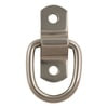 CURT Manufacturing 83732 Bumper D-Ring 1in. x 1-1/4in. Surface-Mounted Tie-Down D-Ring (1;200 lbs; Stainless)
