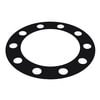 United Pacific 10148 Axle Hub Cover Axle Hub Cover - Black, Plastic Rim Protector, with 1" Hole