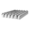 United Pacific 10047CB Wheel Lug Nut Cover Set Wheel Lug Nut Cover Set - 60-Pack, 1-1/2" x 2-3/4" Chrome, Plastic, Bullet,