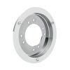 United Pacific 10513 Sleeper Bunk Light Plate Classic Chrome Plastic Watermelon Light Sleeper Bunk LED Adapter, 4" Sleeper