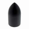 United Pacific 10550B Wheel Lug Nut Cover Wheel Lug Nut Cover - 33mm x 3 7/8", Black, Bullet, Thread-On