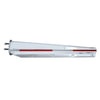 United Pacific 10850 Mud Flap Hanger Mud Flap Hanger - 30", Stainless Steel, Heavy Duty, with Reflector, 2" Bolt Pattern
