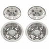 20102 by UNITED PACIFIC - Wheel Cover Set - 16", Stainless Steel, for Toyota Coaster