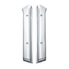 28131 by UNITED PACIFIC - Window Post Cover - Chrome, Plastic, for 2001 & Older Kenworth W900/T800/T600