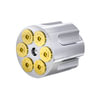 United Pacific 23399 Air Brake Valve Control Knob Air Brake Valve Control Knob - Chrome Aluminum Gun Barrel, Screw-On