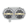 United Pacific 32142 Headlight Assembly Headlight Assembly - LH, LED, 5-3/4", Polished Housing, High/Low Beam, with Amber LED