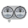 32783 by UNITED PACIFIC - LED Chrome Headlight Assembly with 304 SS Housing for Peterbilt 359 - Driver Side