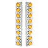 United Pacific 33600 Air Cleaner Light Box Panel Air Cleaner Light Box Panel - Stainless Steel, with 16 Amber LED/Lens and