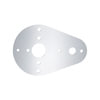 United Pacific 34275 Dome Light Mounting Adapter 304 Stainless Steel Above Door Dome Light Plate For 1994-2026 Kenworth W900