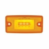 United Pacific 36632 Clearance Light Cab Marker Light - 11 LED with "GLO" Design, Amber LED/Amber Lens, for Freightliner