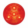38466B by UNITED PACIFIC - Clearance Light - Bulk, 2-1/2" Round Low Profile Light, 4 LED, Red LED/Lens